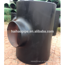 Astm a234 wpb aço carbono bw tubo redução tee